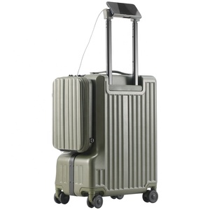 Vente en gros de valises à roulettes DE GER de qualité supérieure, fabriquées en Chine, avec cadre en aluminium, 20, 24, 28 pouces, 8 roues, ensembles de bagages de <span class=keywords><strong>voyage</strong></span> - Product Image 2
