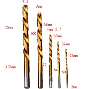 Spiral Flute Screw Extractor Set 5pc Drill Bits 5pc Metric Industrial Grade Damaged Screw Removal Tool Kit - Product Image 5