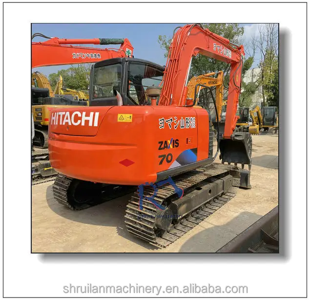 RuiLan Original Hitachi Used Mini Digger ZX70 Low Price Hydraulic Crawler Caterpillar Used Tracked Excavator