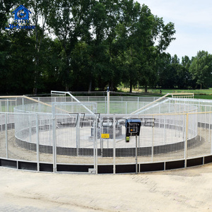 Máquina de Entrenamiento de Caballos con Motor de Bajo Consumo, Andador Automático para Caballos para Establos y Escuelas de Equitación, <span class=keywords><strong>Velocidad</strong></span> Ajustable, Nuevo - Product Image 1