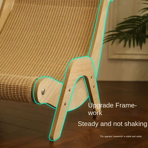 Doppio scopo Sisal gatto Scratch Board Recliner divano Multi-funzionale sostituibile gatto divano letto Pet <span class=keywords><strong>Chair</strong></span> - Product Image 4
