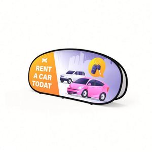 <b>Large</b> Horizontal Pop up A-Frame Banner Outdoor Foldable Popup a Frame Display Double Sided Printed Event - Product Image 1