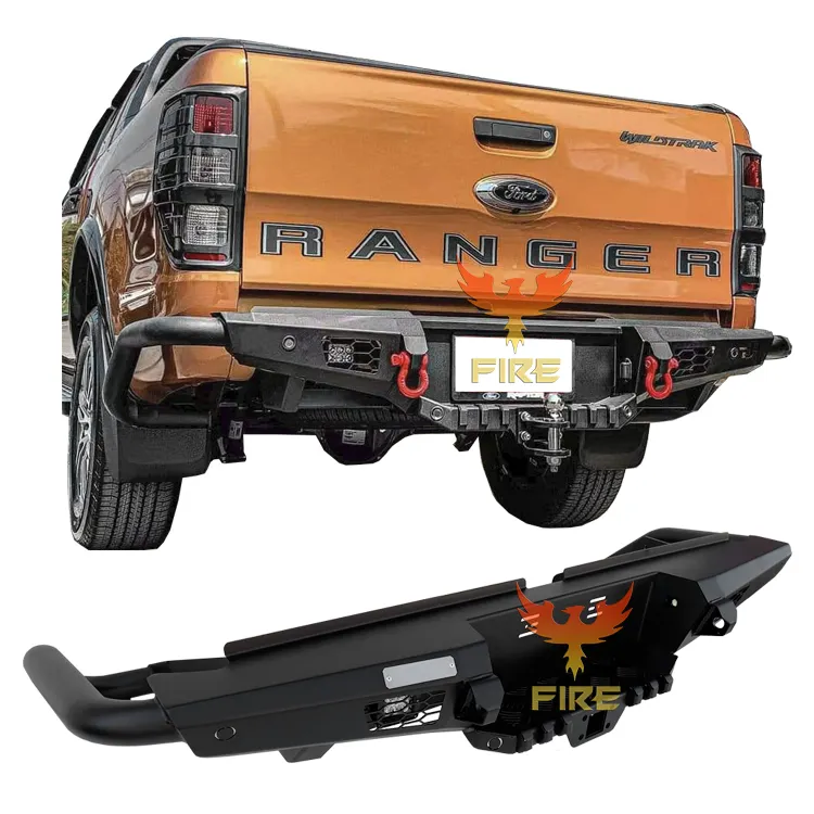 Hoge Kwaliteit Ford Ranger Pick-Up 4X4 Stier Bar Off Road Voorbumper Achterbumper Voor Ford Ranger T6 T7 T8 T9 2022-2023 Xlt Wildtr