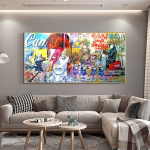 โปสเตอร์ผ้าใบศิลปะ Banksy โปสเตอร์ติดผนังแอบสแตรกต์รูปลิงและโมนาลิซ่าตามภาพในฝันของคุณสำหรับติดผนังบ้าน - Product Image 4