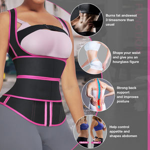 HEXIN Logo Service Amincissant Body Shaper Waist Trainer and Shape Wear Gilet d'entraînement à la taille pour femmes désossé en acier 9 - Product Image 3