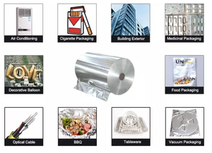 Rouleau de papier d'aluminium souple enduit 8011-O 0.011mm 0.05mm grand rouleau de marque Dasen - Product Image 6