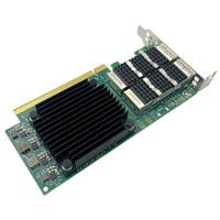 Tarjeta de Red Connect X-6 Dx EN Chip 100GbE QSFP56 de Doble Puerto PCIe 4.0 X16, Componentes de Computadora MCX623106AN-CDAT