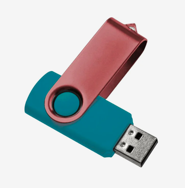 OEM Custom Swivel USB Flash Drive 8GB Metal Pen Drive Retractable Design for Corporate Giveaways