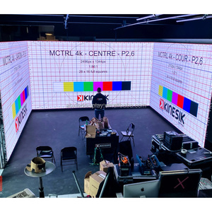 3 años de garantía interior P1.86 P2 P2.5 pantalla Led estudio Interior transmisión en vivo Video pared publicidad gabinete de aluminio GOB - Product Image 6