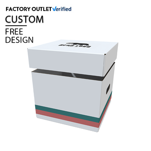 Экологичная упаковка Cajas Envase Grand emallage Livraison картонная коробка с открытым верхом для доставки - Product Image 1