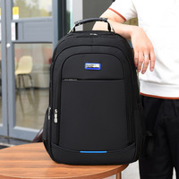 Mochila Escolar Impermeable con Cierre y Logotipo Personalizado para Hombre, con Puerto USB y Protección Antirrobo, Capacidad de 20-36L