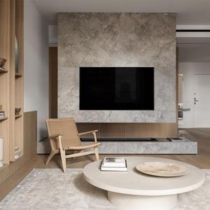 Tùy chỉnh lưu trữ lớn khách sạn Sử dụng đa chức năng ánh sáng sang trọng hiện đại phòng khách TV tủ với màu sắc tùy chỉnh phù hợp với 65 "+ TVS - Product Image 6