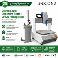 Distributeur de colle automatique de bureau à 3 axes de haute précision (0,025 mm), certifié CE ISO, avec système de 2600 ml, d'un fabricant avec 20 ans d'expérience