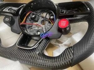 Volant de course en fibre de carbone adapté aux Audi R8 RS3 RS4 RS5 RS6 RS7 <span class=keywords><strong>S3</strong></span> S4 S5 A1 A3 A4 A5 A6 A7 Q3 Q5 Q7 - Product Image 5