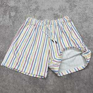 Pantalones Cortos de Baloncesto Holgados de Diseño Personalizado para Verano, con Rayas, Transpirables, para Gimnasio, Correr, Estilo Urbano, de Malla, para Hombre - Product Image 3