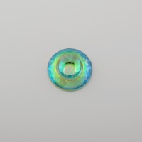 Décoration de costume de carnaval : Strass en acrylique AB 25 mm, effet nid d'oiseau, à dos plat, pierres détachées
