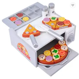 Nieuw Product Kids Keuken Simulatie Speelgoed Pizza Houten Speelgoed Doen Alsof Spelen Keuken Speelgoed