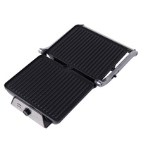 RSC 2000W Machine à sandwich électrique à plaque plate pour la maison, presse à panini double rainurée PG022