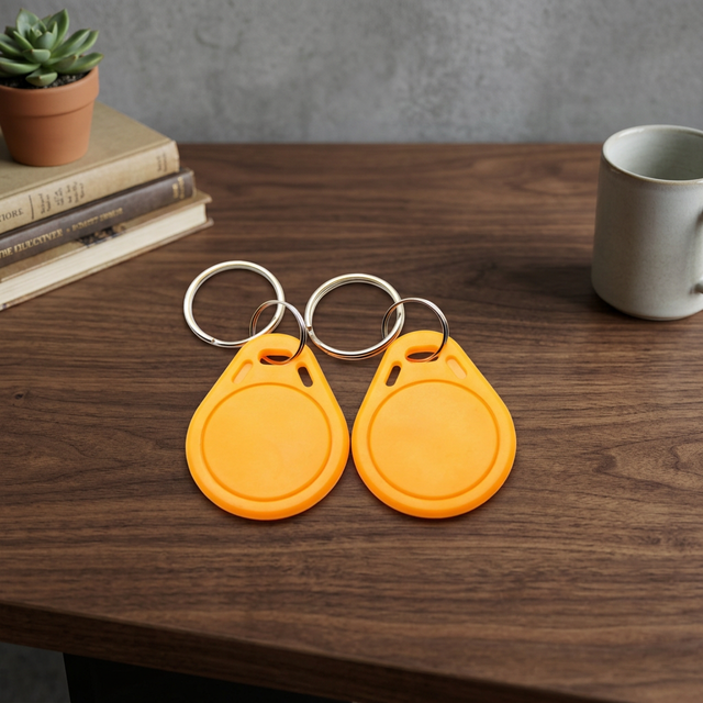 High Quality Customized 13.56Mhz ABS RFID NFC Keyfob with 1k CPU Chip Door Access Control for Hotels Printed Logo