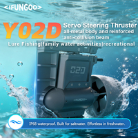 Poussoir électrique Y02D pour planche à pagaie, moteur à hélice longue autonomie, propulseur efficace pour la pêche en SUP et kayak
