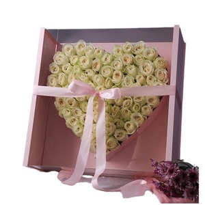 Spot 214 Saint-Valentin 99 Roses Boîte Cadeau Acrylique Haut de Gamme Luxe Fleurs & Fruits Emballage Écologique Anniversaire - Product Image 5