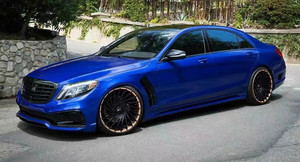 ชุดแต่งรอบคันสำหรับ Mercedes-Benz W222 S-Class S400 S450 รุ่น W222 อัพเกรดสไตล์ WALD ชุดแต่งกันชนหน้าและหลังพร้อมสปอยเลอร์ - Product Image 5