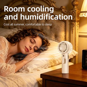 Ventilador de Mano Personalizado con Pulverizador de Niebla Fina, Tanque de Agua Grande, Portátil, para Oficina, Escritorio, Exterior - Product Image 2