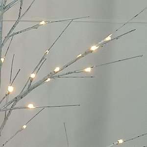 Lumière d'arbre de bouleau blanc, lumière féerique LED, arbre spirituel, lumière d'arbre scintillante pour table, décoration pour la maison, fête, chambre à coucher, mariage, Noël - Product Image 4