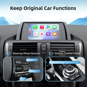 Caja de interfaz Rhythm CarPlay para sistema BMW CIC Serie 1 y 3 2008-2012, navegación en línea inalámbrica con Android Auto - Product Image 6