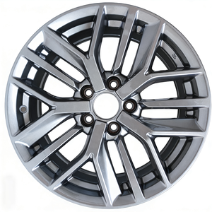 Jantes en alliage d'aluminium XL 5 trous 17 pouces Revêtement gris Roues de voiture de tourisme pour <span class=keywords><strong>Nissan</strong></span> <span class=keywords><strong>Qashqai</strong></span> - Product Image 1