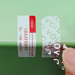 Fábrica Atacado Garantia Void Label Adesivos Custom - Product Image 3