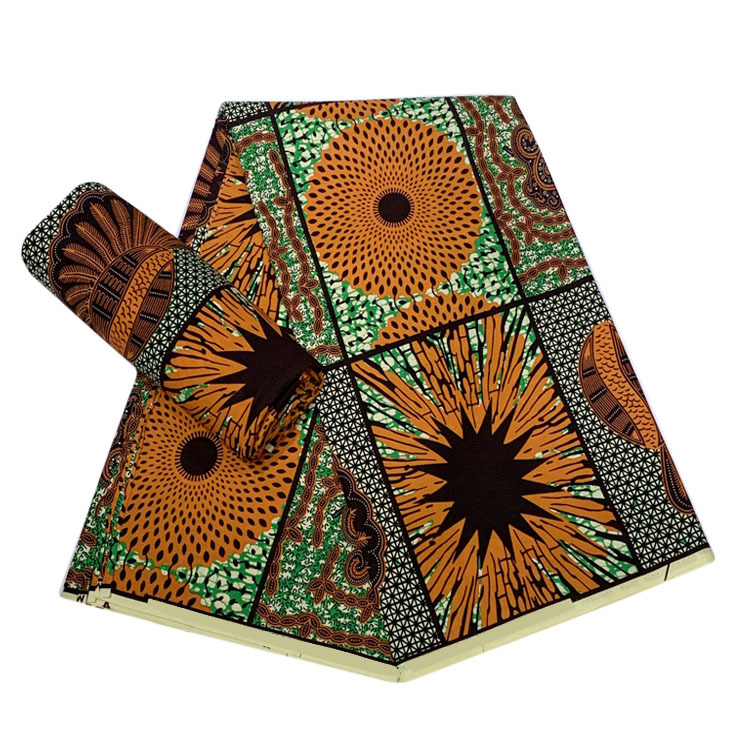 high quality 2021 new fashion african wax fabric 12 yards for costume