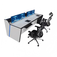 Console de salle de contrôle, centre de commandement, table de surveillance des opérations de sécurité, poste de travail, mobilier de centre de contrôle