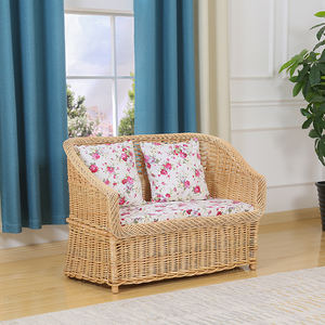 Balkon anyaman rotan kamar tidur kasual ganda tiga kursi sofa tunggal - Product Image 2