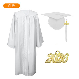Robe de graduation Jing Zherui en tissu uni, unisexe adulte, uniforme scolaire transfrontalier, Printemps 2026 - Product Image 3