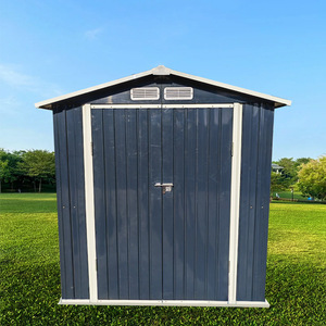Abri <span class=keywords><strong>de</strong></span> jardin simple en métal galvanisé pour outils, idéal pour cour, chantier et rangement <span class=keywords><strong>de</strong></span> matériel divers - Product Image 2