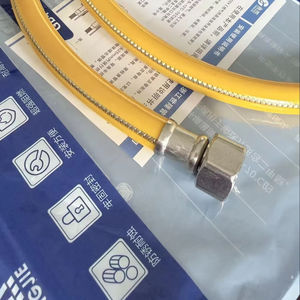 Tuyau <span class=keywords><strong>flexible</strong></span> en métal ondulé à double spirale, connecteur universel pour chauffe-eau au gaz naturel et cuisinière à gaz - Product Image 2