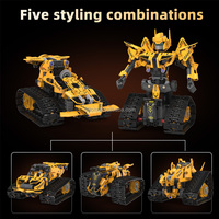 Set de Construcción de Robot RC 5 en 1 de 4 Canales con Control Dual 2.4G y APP