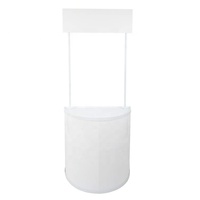 Présentoir pliable en demi-cercle, Table promotion, Portable, kiosque affichage sur le commerce