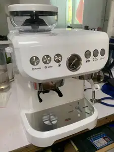 संयुक्त राज्य अमेरिका गोदाम इतालवी Expresso कॉफी निर्माता एल्यूमीनियम कार्यालय व्यापार कॉफी मशीन श्रृंखला के साथ दूध Frother