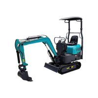 1.2 Ton Excavator Mini Multifungsi Sunblaze Hidrolik Penuh Hemat Energi Konsumsi Bahan Bakar Rendah Garansi 1 Tahun CE