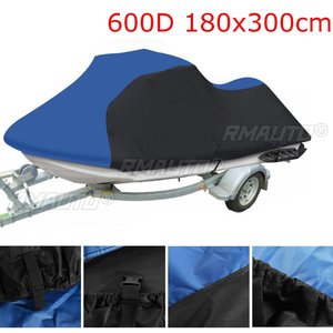ผ้าคลุมเรือเจ็ทสกีขนาด 420x300 ซม. ผ้าคลุมกันน้ำ 210D กันแดด กันหิมะ สำหรับเรือยนต์ยามาฮ่า เวฟรันเนอร์ EXR/VX ครุยเซอร์ - Product Image 1