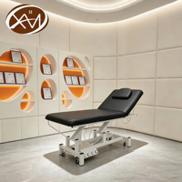 Table de chiropratique électrique en cuir PU pour ajustement de la colonne vertébrale, idéale pour la physiothérapie et la thérapie corporelle