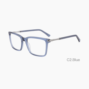 Lunettes rectangulaires en acétate bien proportionnées, conçues pour les longues heures et l'harmonisation quotidienne - Product Image 4
