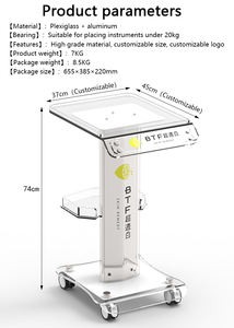 Carro de ruedas de acrílico para <span class=keywords><strong>Spa</strong></span> de belleza, carrito de mano y <span class=keywords><strong>amp</strong></span>, carrito de salón, vendedor de fábrica China - Product Image 3