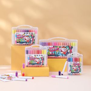 Stylo de peinture à tampon acrylique souple 12 couleurs, marqueur pinceau en plastique coloré <span class=keywords><strong>pour</strong></span> le dessin, fabriqué en Chine - Product Image 6