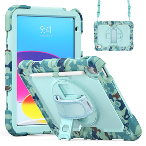 เคสกันกระแทกสำหรับ <span class=keywords><strong>iPad</strong></span> 11 รุ่นที่ 10 ลายพราง ซีรีส์ A16 ผลิตจากซิลิโคน ทนทานต่อการตกกระแทก ผลิตในจีน - Product Image 1