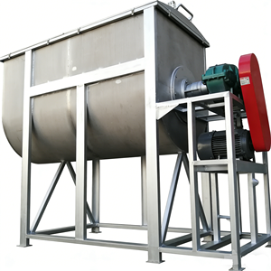 Mobile Food Grade SUS304 Horizontal Ribbon Mixer with Motor for Small Batch Powder Granule Mixing and Chemical Applications - Product Image 4