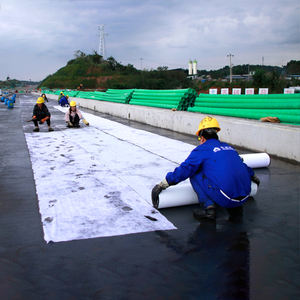 Tessuto geotessile non tessuto Spunbond in fibra di Design industriale rotola Anti-invecchiamento materiale PET e polipropilene - Product Image 4