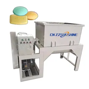 Soap Raw Material Mixer And Bar Maker Soap Production Line Trade 100-150kg/h Bar Soap Making Machine Price